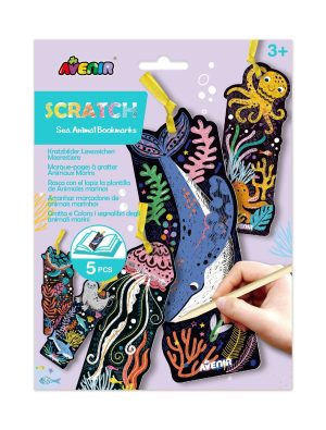 Avenir - Scratch Sea Animal Bookmarks