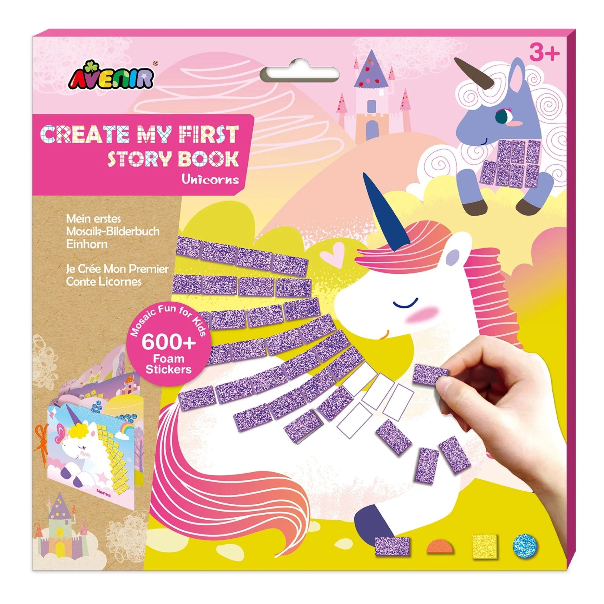 Mosaic Sticker Book Junior - Unicorn